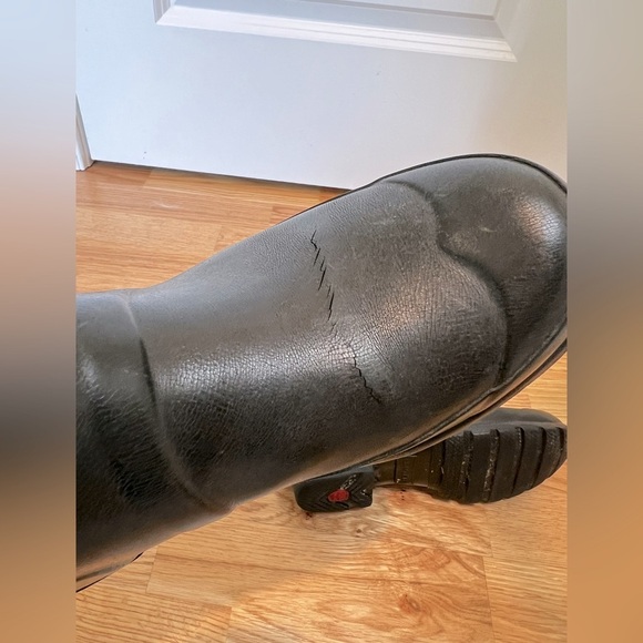 Hunter Black Short Rain Boots Women’s Size 7 - Picture 3 of 10